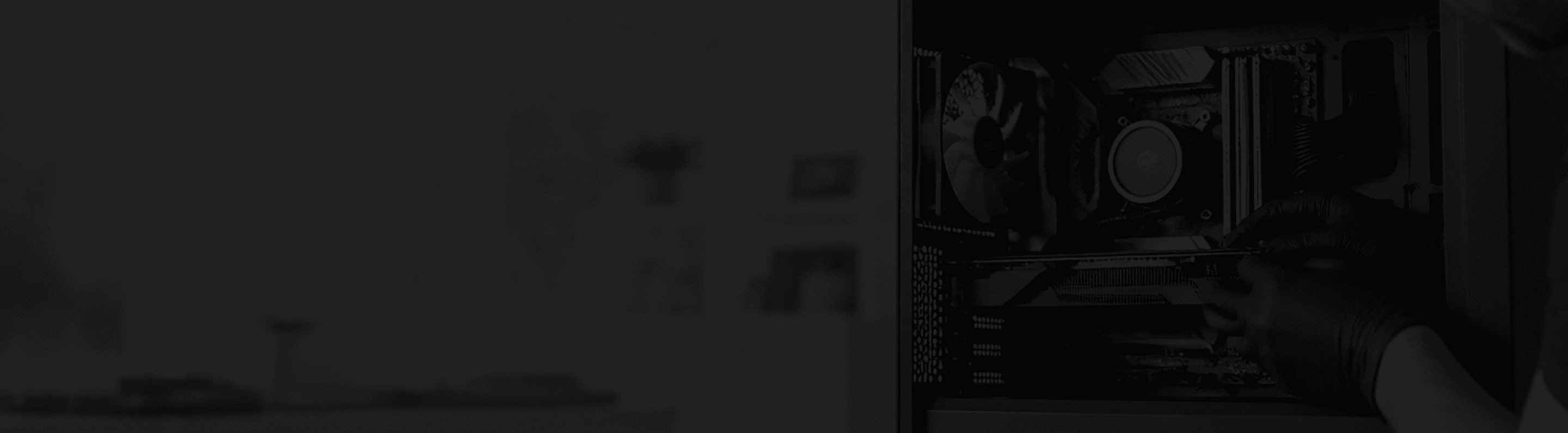 Technician repairing a PC