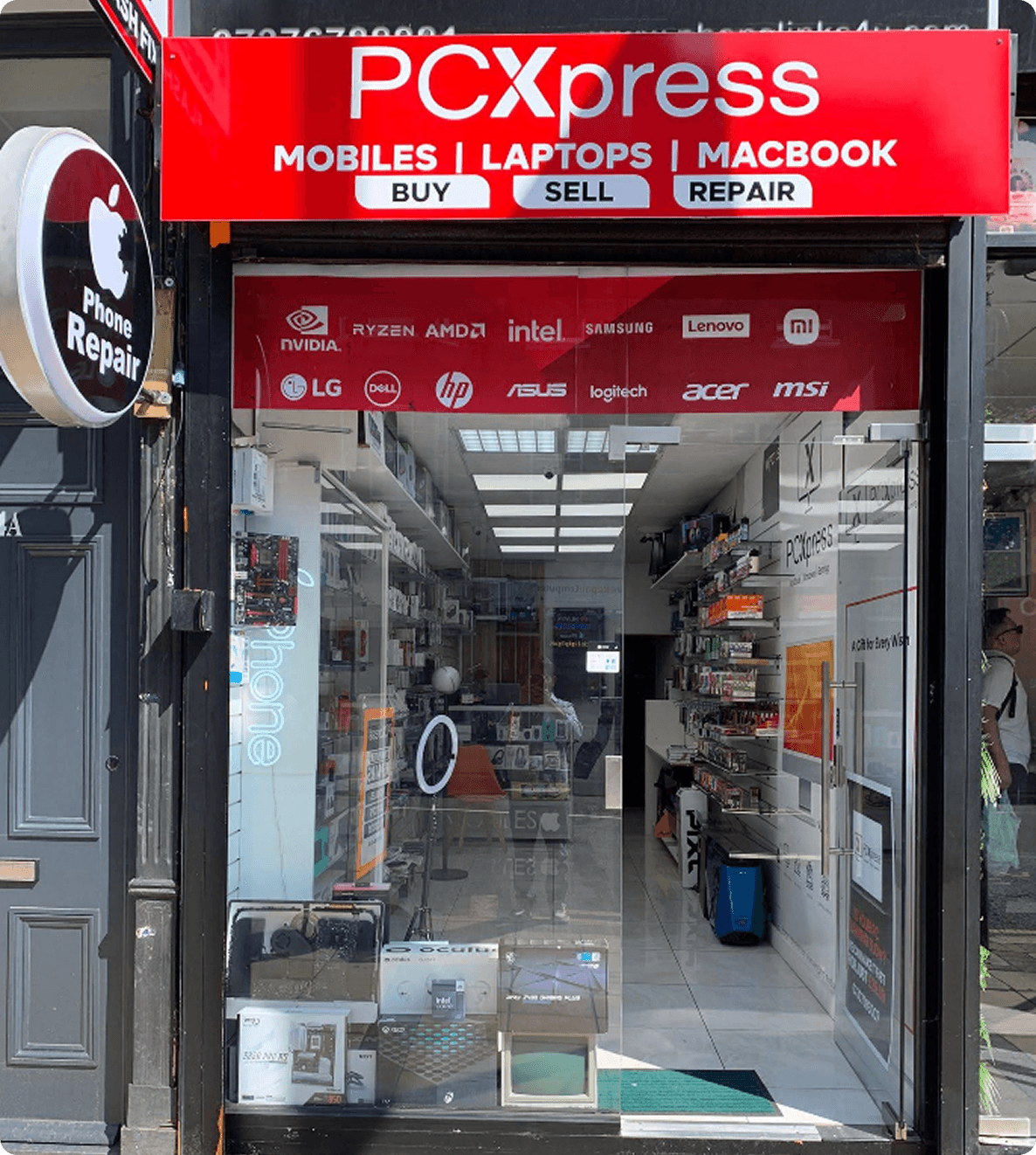 PC Xpress repair shop storefront